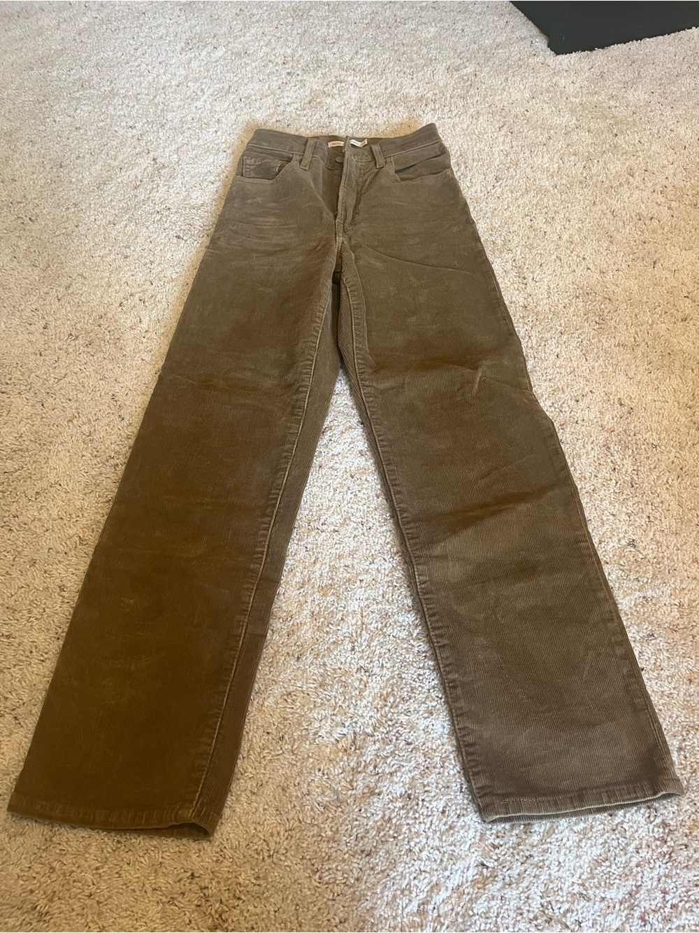Women’s Brown Corduroy Jeans - Classic Straight Fit